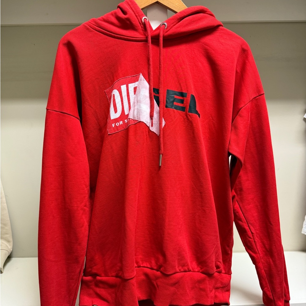 Diesel Red Men's Hoodie